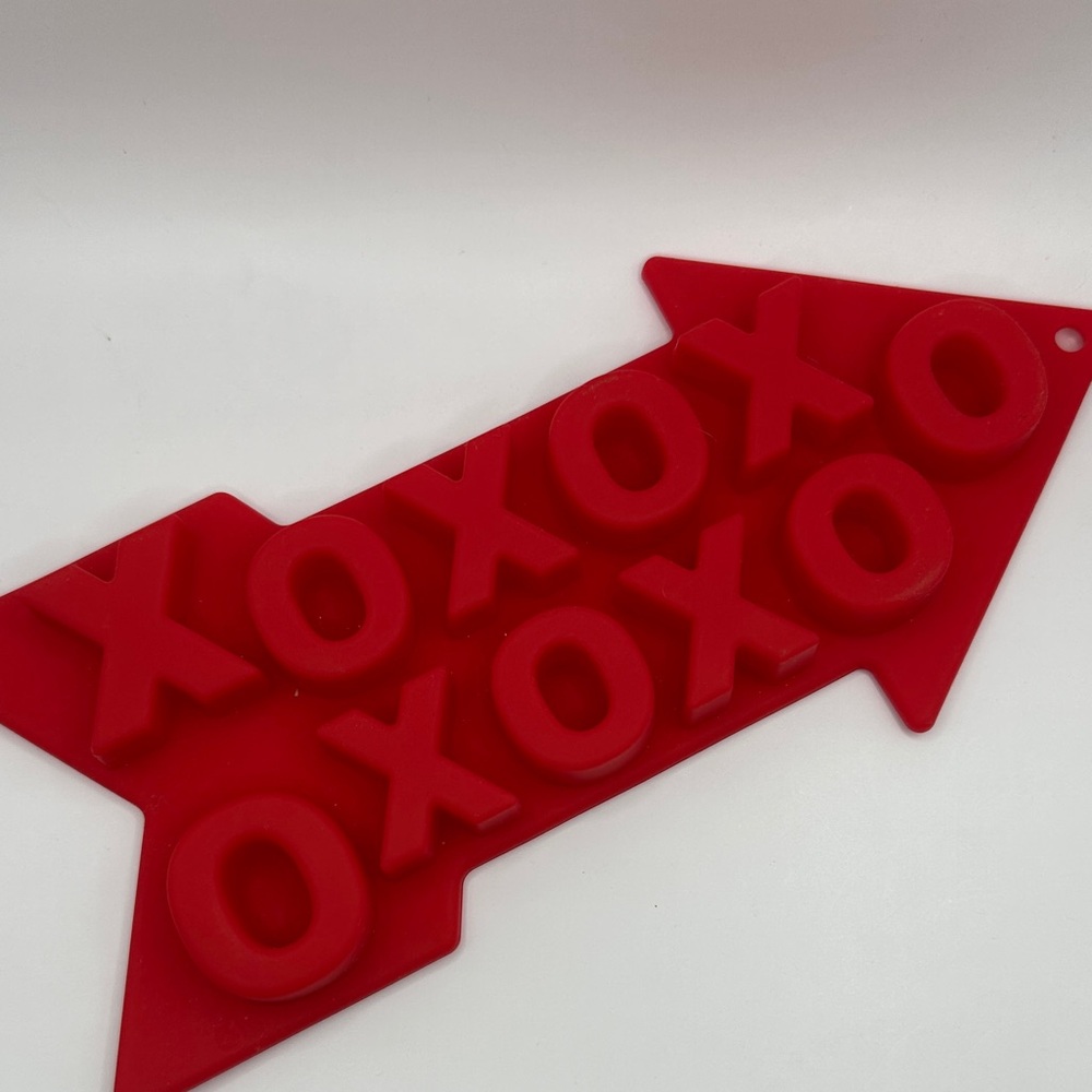 Red XOXO Silicone Mold